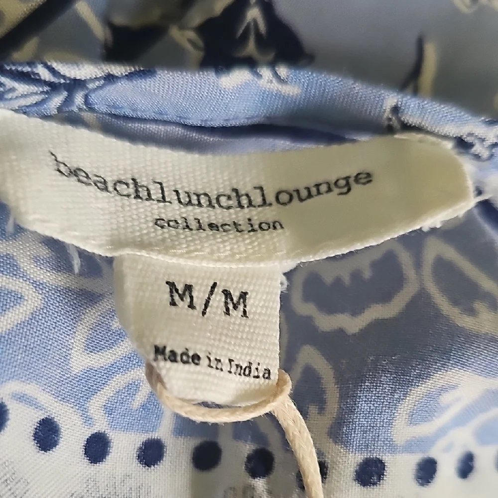 Beachlunchlounge Blue and White Patterned Maxi Dress - Picture 9 of 9